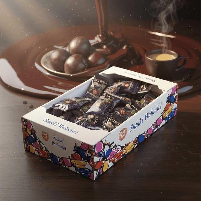 TEMU Luxurious Premium Chocolate-coated Juicy Plum