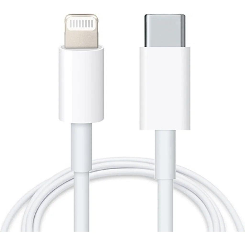TEMU Câble de charge Apple USB-C vers Lightning - 2 mètres - Blanc