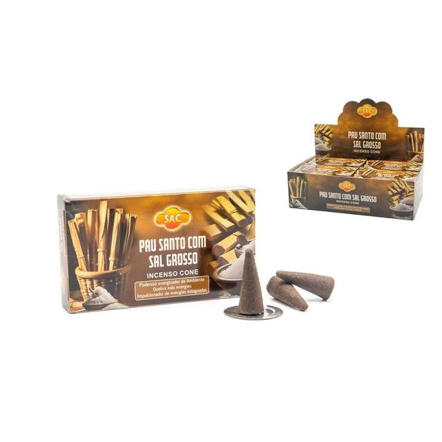 TEMU Incense Cones - Pau With Coarse Salt