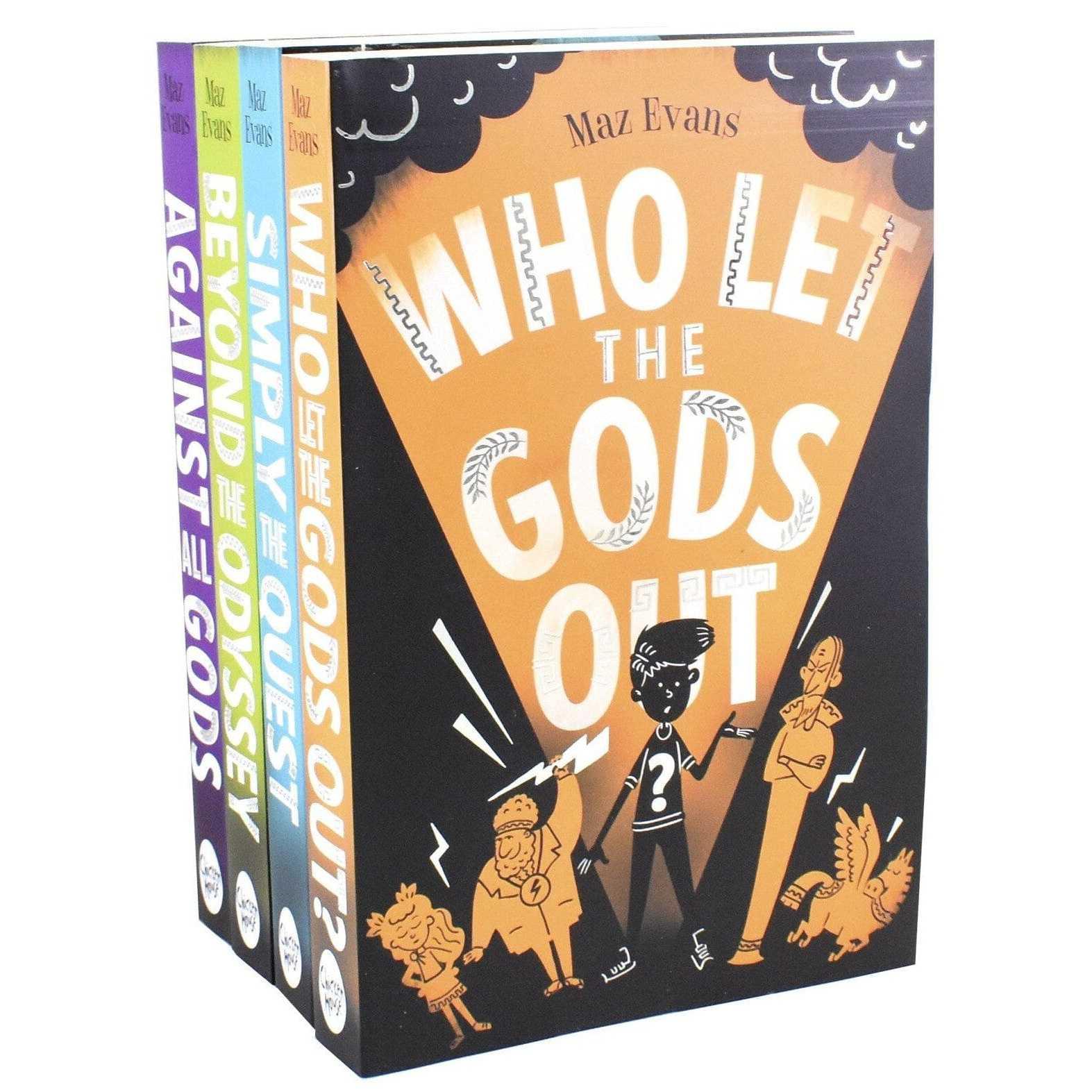 TEMU Who Let The Gods Out By Maz Evans Complete 4 Books Collection Set - Ages 9-14 - Paperback