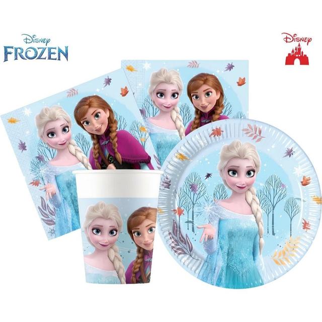 TEMU Juego de para 8 con Decoración de Mesa, 8 Platos, 8 Vasos y Servilletas para Celebraciones de