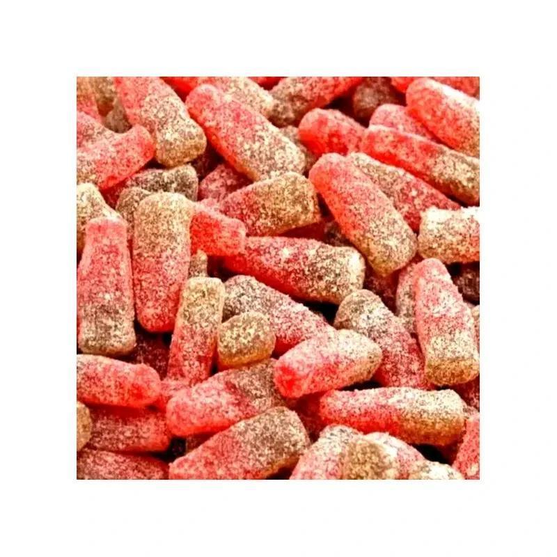 TEMU Bg Aladdin's Sweets Sour Cherry Cola Bottles 1kg Halal Certified Sweets, Bulk Fizzy Gummy Chewy Sweets - Sour Cherry Cola Bottles 1kg Bulk Bag