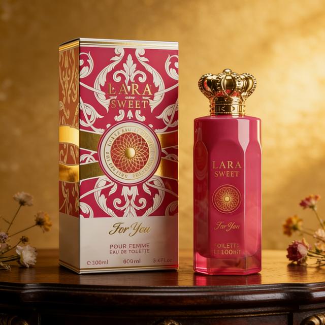 TEMU Perfume Floral Lara Sweet 100ml | Notas de Rojos, Flores y | Femenina Duradera