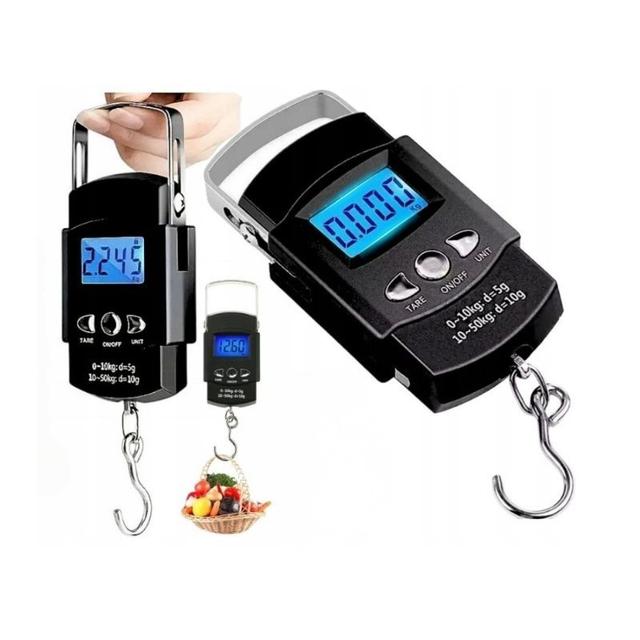 TEMU Hook-type Fishing Hand Luggage Scale 50 Kg Portable Travel