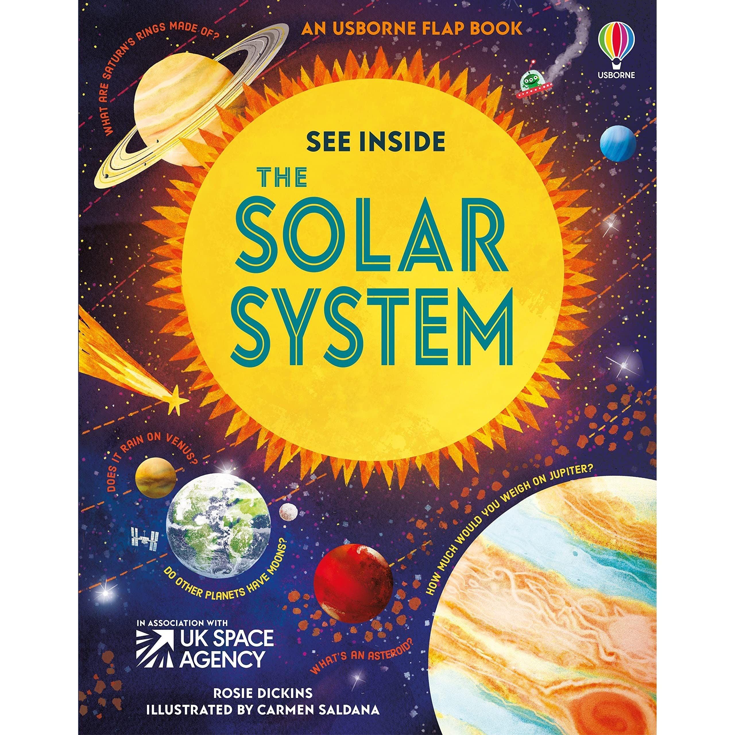 TEMU Usborne See Inside The Solar System By Rosie Dickins (usborne Lift The Flap Books)