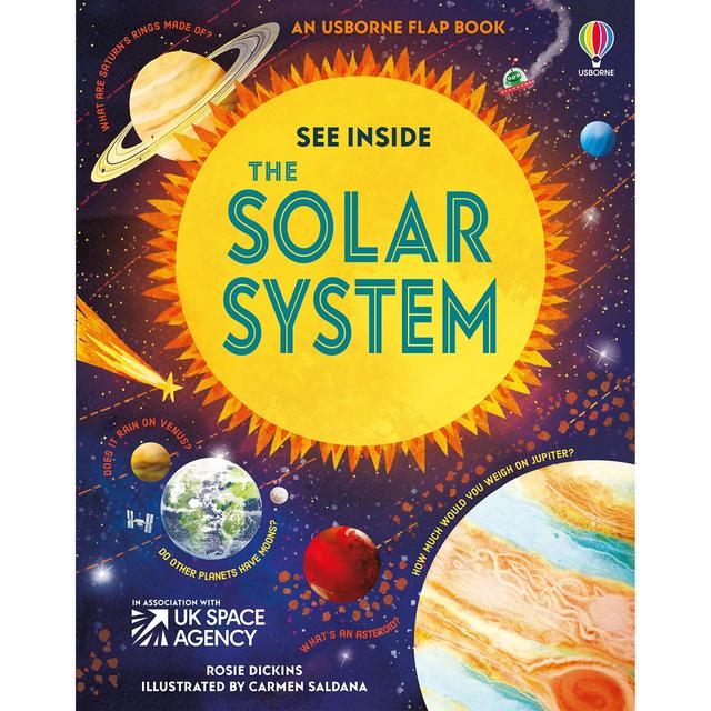 TEMU Usborne See Inside The Solar System By Rosie Dickins (usborne Lift The Flap Books)