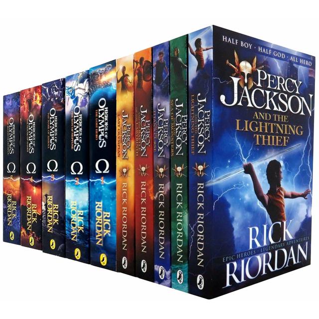 TEMU Heroes Of Olympus ; Percy Jackson Series Collection 10 Books Set By Rick Riordan