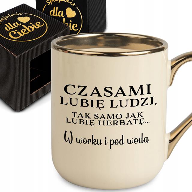 TEMU Elegant Cream Mug - Sarcastic, Funny Gift For Her Or Him, " I , Just Tea