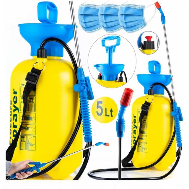 TEMU Hand-held Garden Pressure Sprayer Best Polska 5l Long Wand 98 Cm