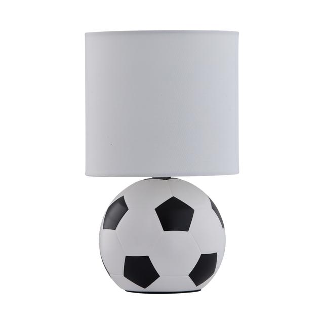 TEMU Footie - Black And White Football Bedside Lamp