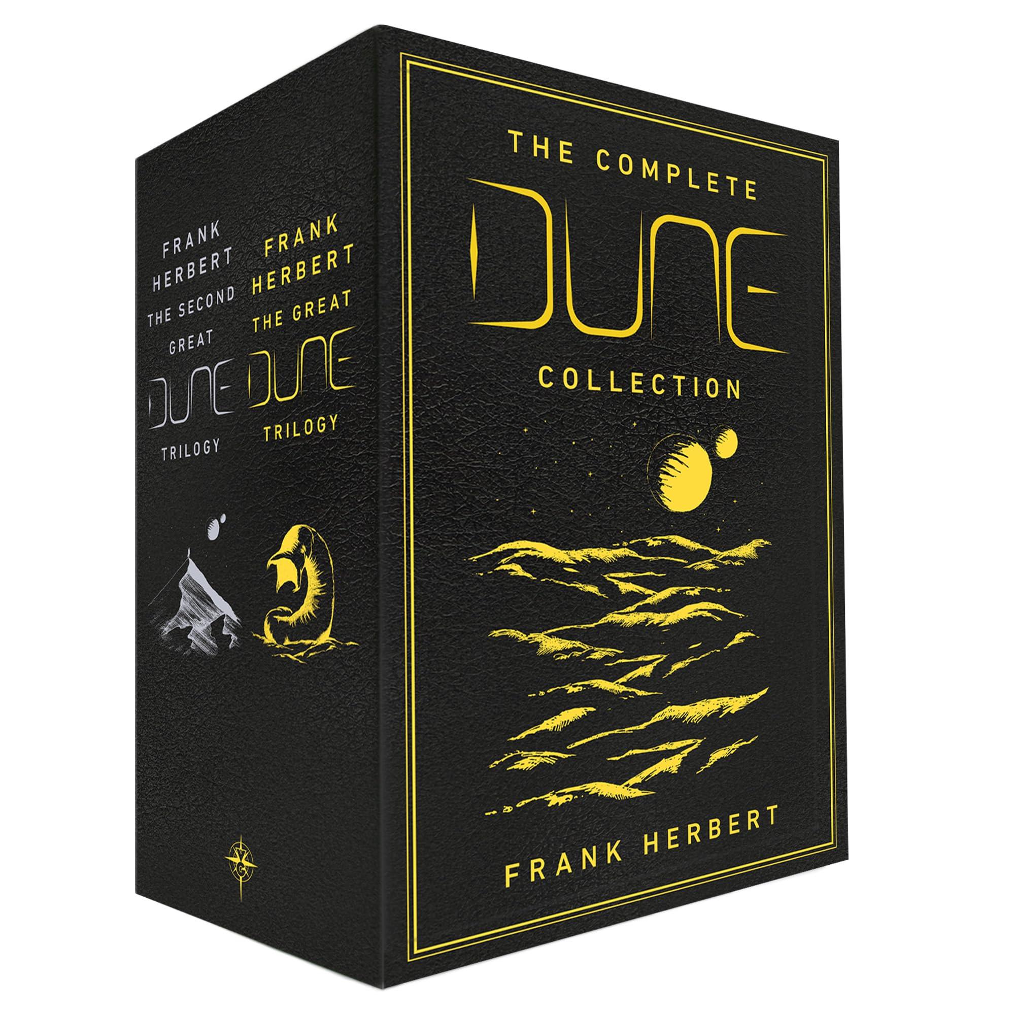 TEMU The Dune Saga Collection: The Great Dune Trilogy & The Second Great Dune Trilogy – Epic Sci-fi Adventures By Frank Herbert (2 Paperbacks In A Box)