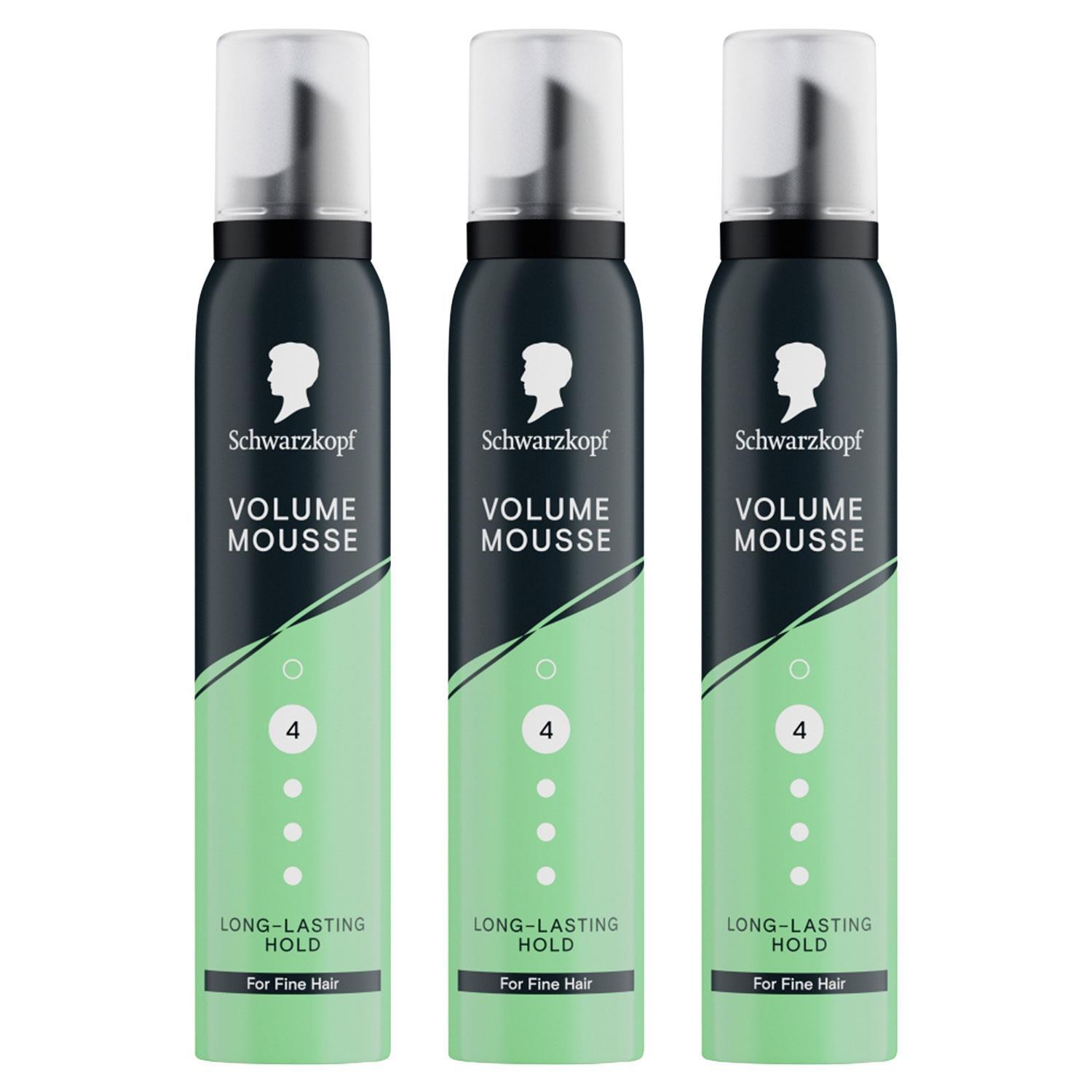 TEMU Styling Volume Hl4, 200ml Foam For Curly Hair, 3 Pack