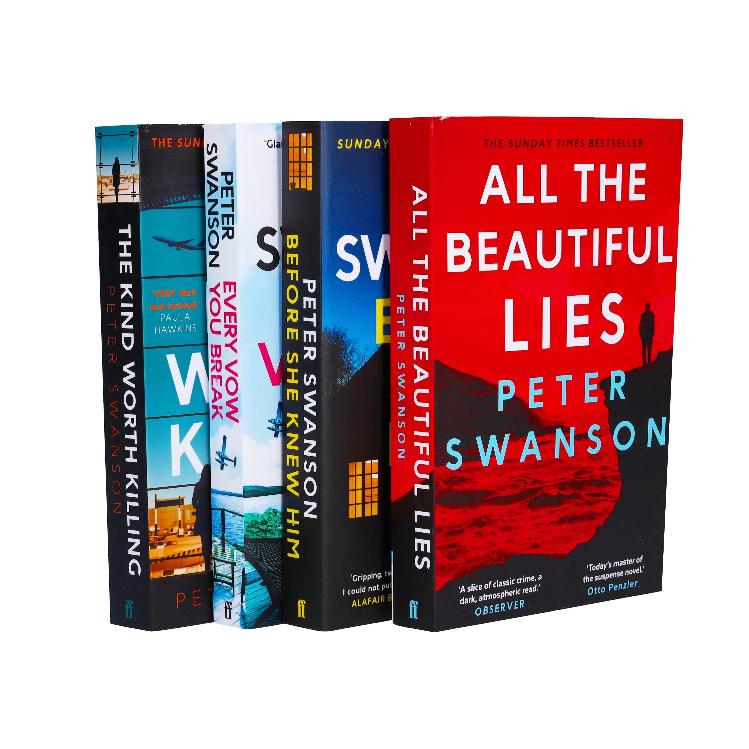 TEMU Peter Swanson 4 Books Collection Set - Fiction - Paperback