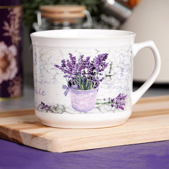TEMU Lavender Ceramic Mug 650 Ml