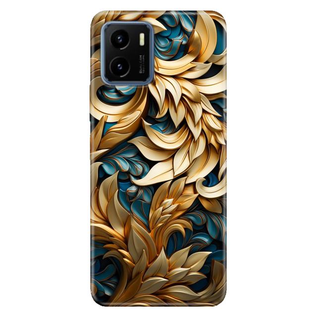 TEMU Sarmaşık Desenli Kılıf Vivo Y04 Y15S Y16 Y17S Y18 Y19 Y19S Y22S Y27 Y28 Y29 Y32 Y33S Y35 Y36 V21 V21E V30 V40 V50 Lite Uyumlu Telefon Kılıfı