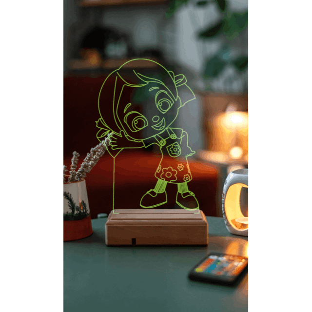 TEMU Çocuklar İçin Hediye Çizgi Film Gece Lambası