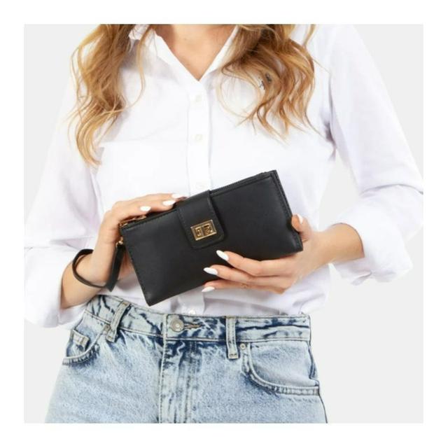 TEMU Lederax Telefon Bölmeli Suni Deri Kadın Kartlık Cüzdan LD254