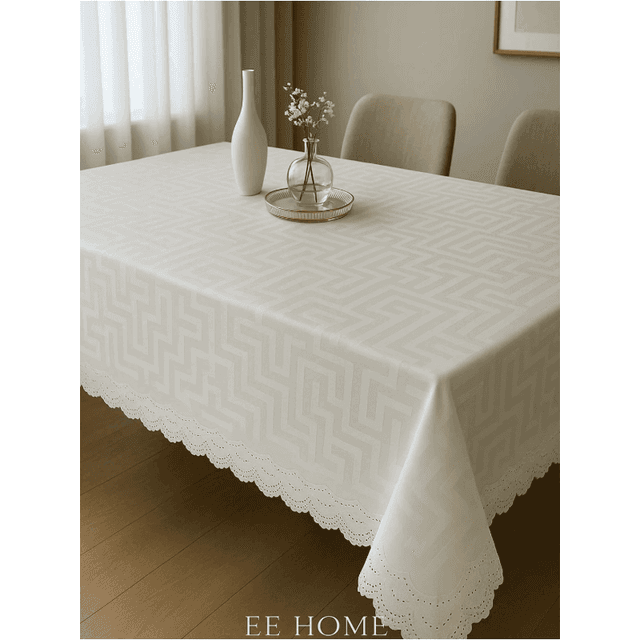 TEMU London %100 Blackout İthal Jakar Dokuma Kumaş Su Geçirmez Leke Tutmaz Lüx Masa Örtüsü