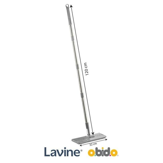 TEMU Sillgech Flat Mop 3'lü Sap Set Tablet Yedek Sap + Palet + Mikrofiber Bez