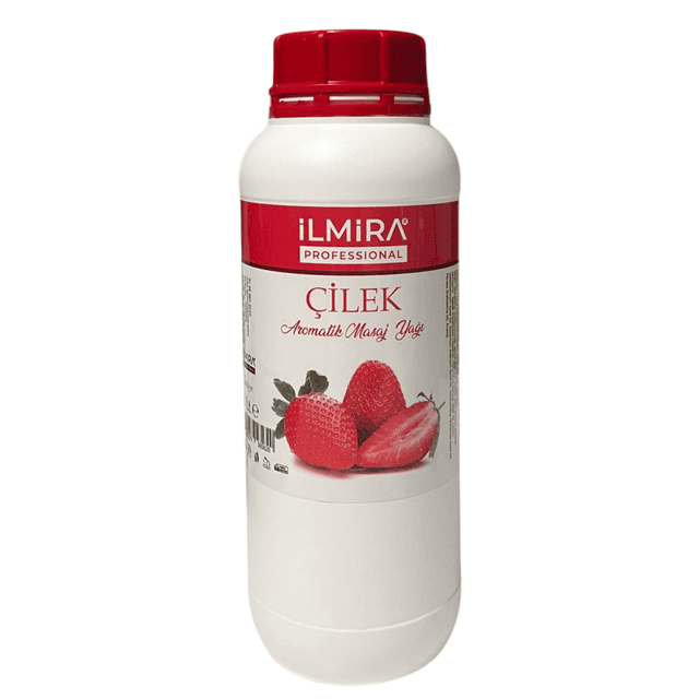 TEMU Professional Çilek Aromatik Masaj Yağı 1 L – Hoş Kokulu, Kolay Kayan, Profesyonel Vücut Masaj Yağı