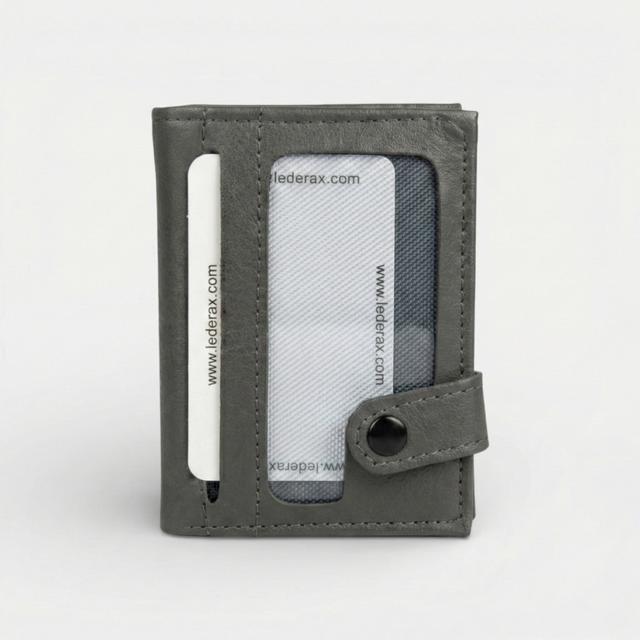 TEMU Lederax Suni Deri Mini Kartlık Cüzdan LD635