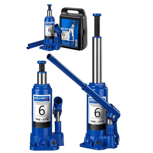 TEMU Taşınabilir 6 Ton Kapasiteli Taşıma Çantalı Hidrolik Şişe Kriko