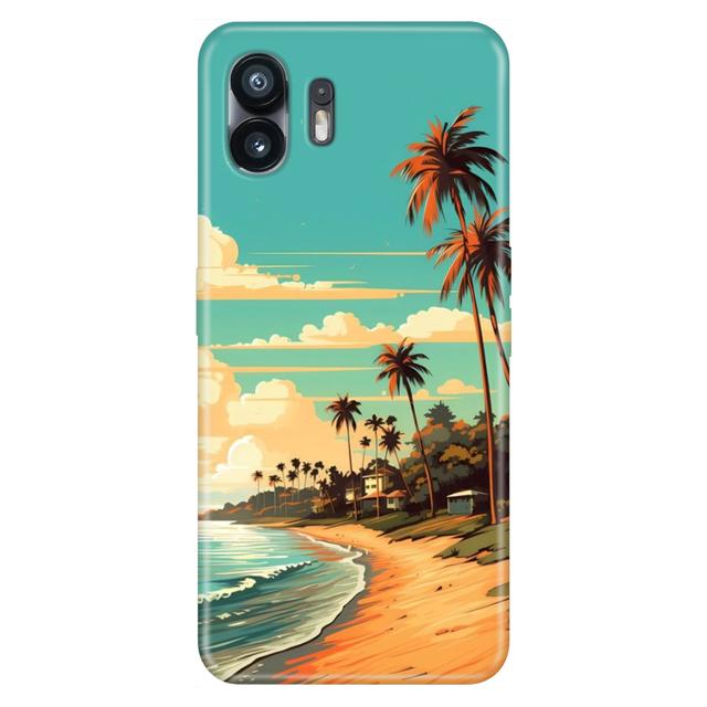 TEMU Malibu Desenli Kılıf 2 2A Uyumlu Telefon Kılıfı