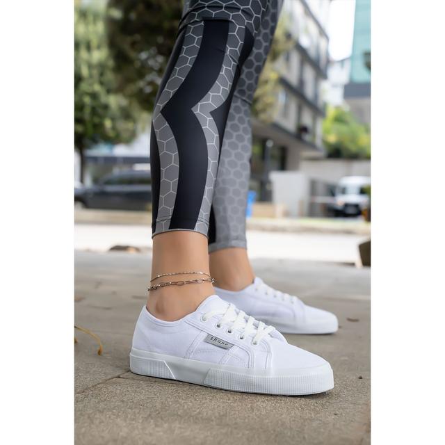 TEMU Kadın Su Yeşili Günlük Keten Spor Ayakkabı Sneaker