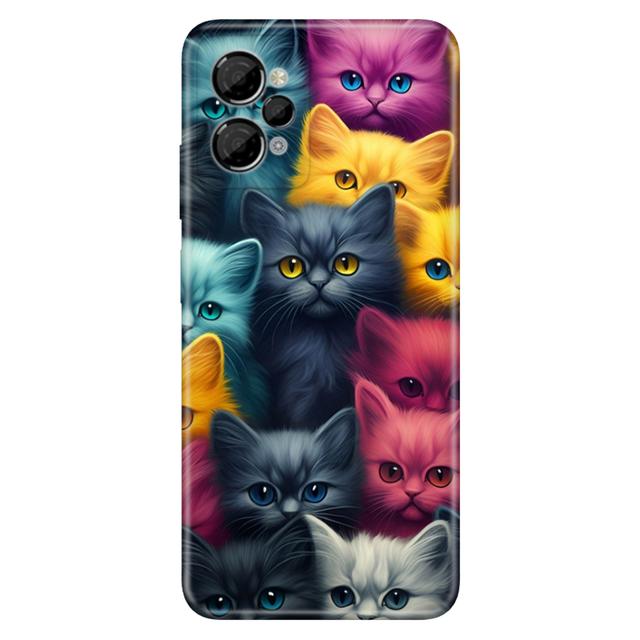 TEMU Kedi Ordusu Desenli Kılıf Via E30 M40 M45 A40 X20 X30 X40 Uyumlu Telefon Kılıfı