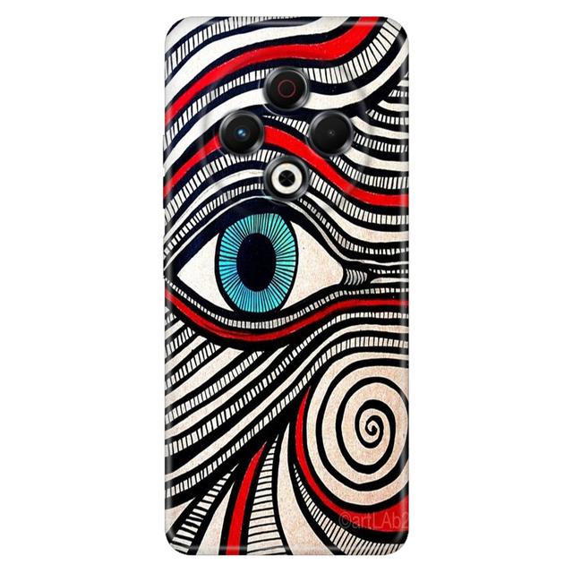 TEMU Karma Göz Desenli Kılıf Tecno Spark Go 1 2 20 Pova 2 3 4 5 6 Camon 9 18 19 20 30 30C 40 5G Uyumlu Telefon Kılıfı