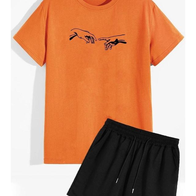 TEMU Michelangelo Şort T-shirt Eşofman Takımı