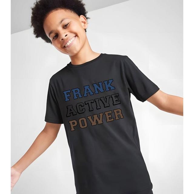 TEMU Çocuk Frank Baskılı Pamuklu Tshirt