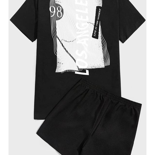 TEMU Live Baskı Şort Takım