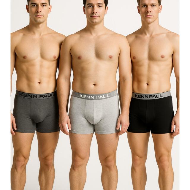 TEMU 10'lu Erkek Gri Ton Karışık Pamuk Boxer | Yumuşak Kumaş |