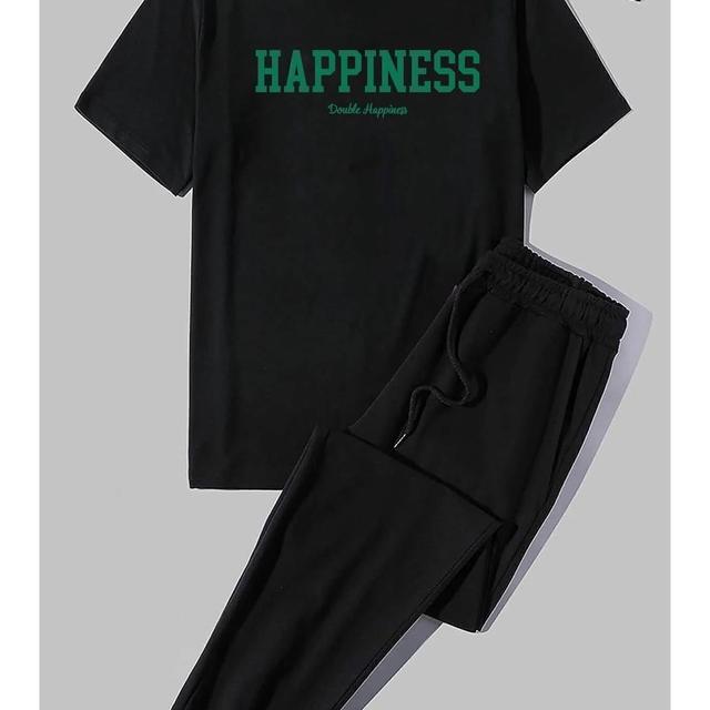 TEMU Unisex Happines 2'li Eşofman Takımı