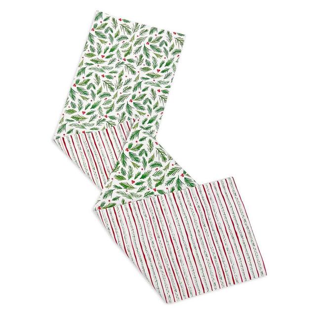 Lenox(R) Bayberry Merry & Bright Reversible Runner - 14x72