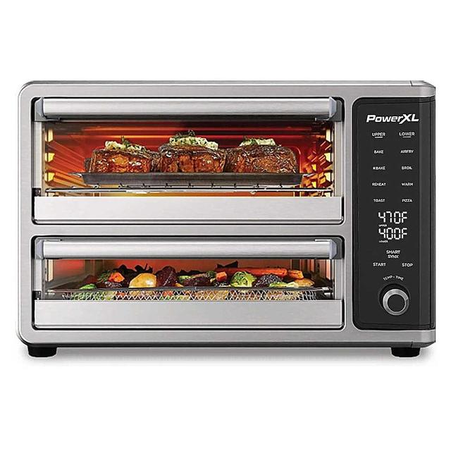PowerXL Smartsynx(tm) 25qt. Dual Door Air Fryer Oven
