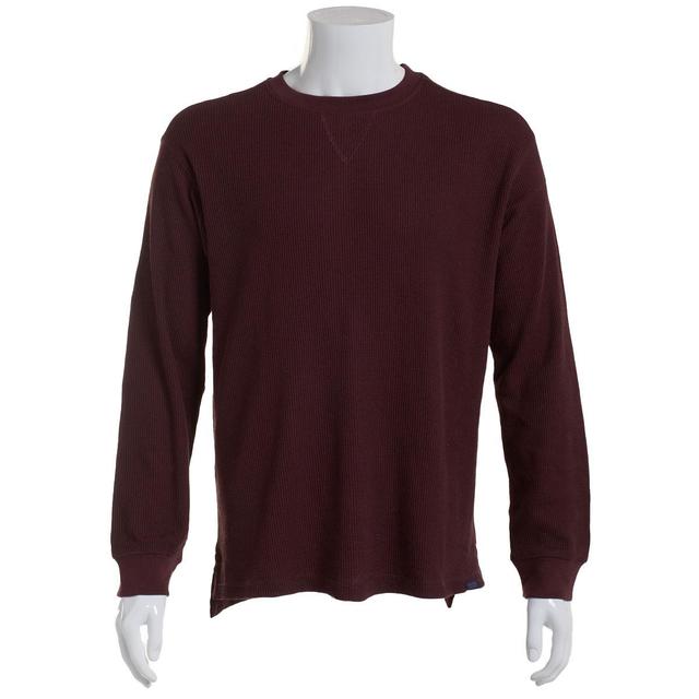 Mens Bass Creek Outfitters Solid Long Sleeve Thermal Crew Tee