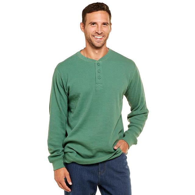Mens Bass Creek Outfitters Solid Thermal Henley