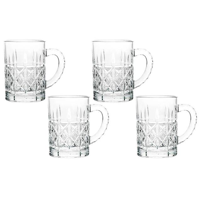 Godinger 14oz. Edison Mugs - Set of 4