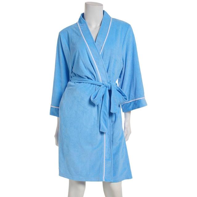 Womens Jaclyn Long Sleeve 39 Honey Knit Kimono Robe W/Wicking