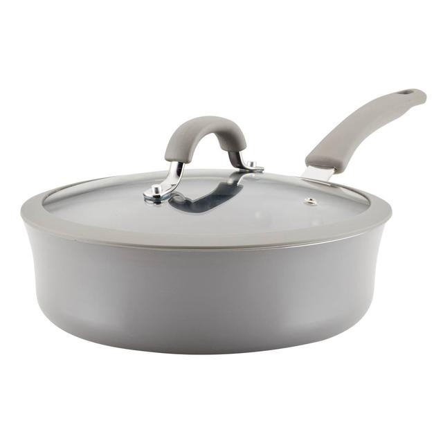 Rachael Ray Cook + Create 3qt. Aluminum Nonstick Saute Pan w/ Lid