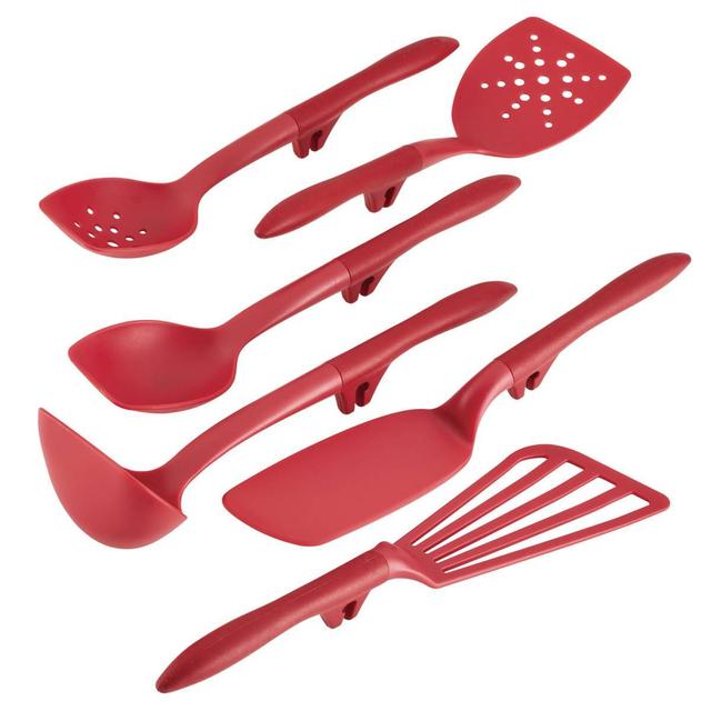 Rachael Ray 6pc. Lazy Tool Kitchen Utensils Set - Red