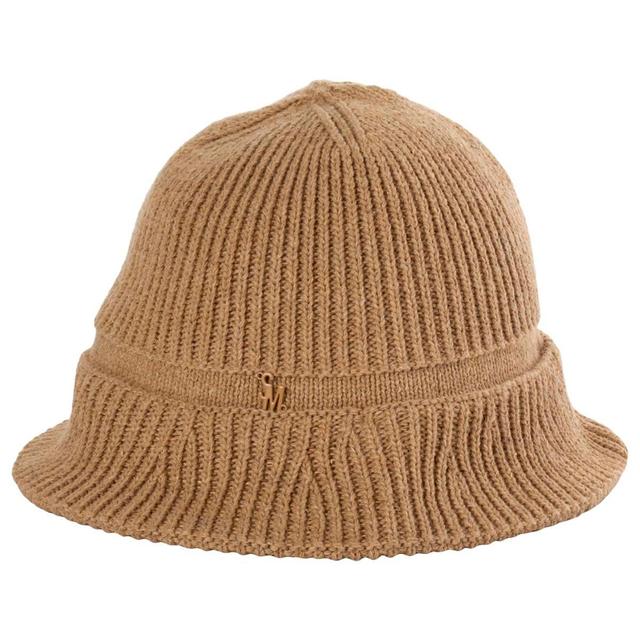 Womens Steve Madden Logo Rivet Knit Bucket Hat