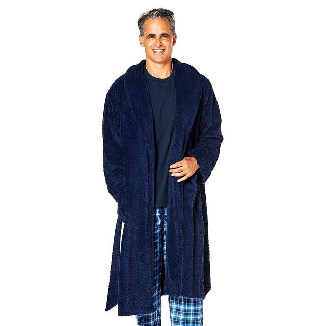 Mens Preswick & Moore(R) Solid Velvet Robe