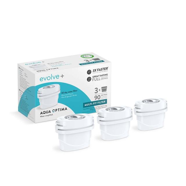 Aqua Optima WQA Certified Replacement Evolve+ Filter - Set of 3