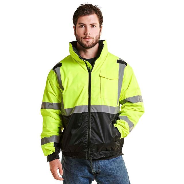 Mens Bass Creek Outfitters(R) Hi-Vis Insulated Safety Jacket