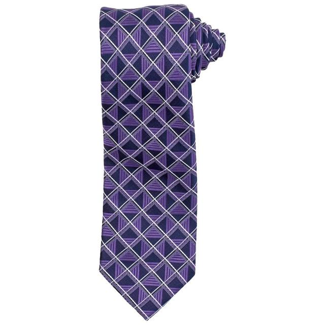 Mens Perry Ellis Karmen Grid Tie