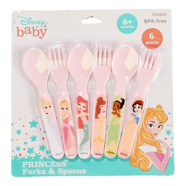 Baby Girl Disney Baby Princess Fork & Spoon Set