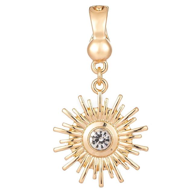 Wearable Art Gold-Tone Petite Sun Enhancer Pendant